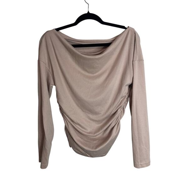SHEIN Tan Long Sleeve Top | Size L | Excellent Used Condition - Picture 4 of 5